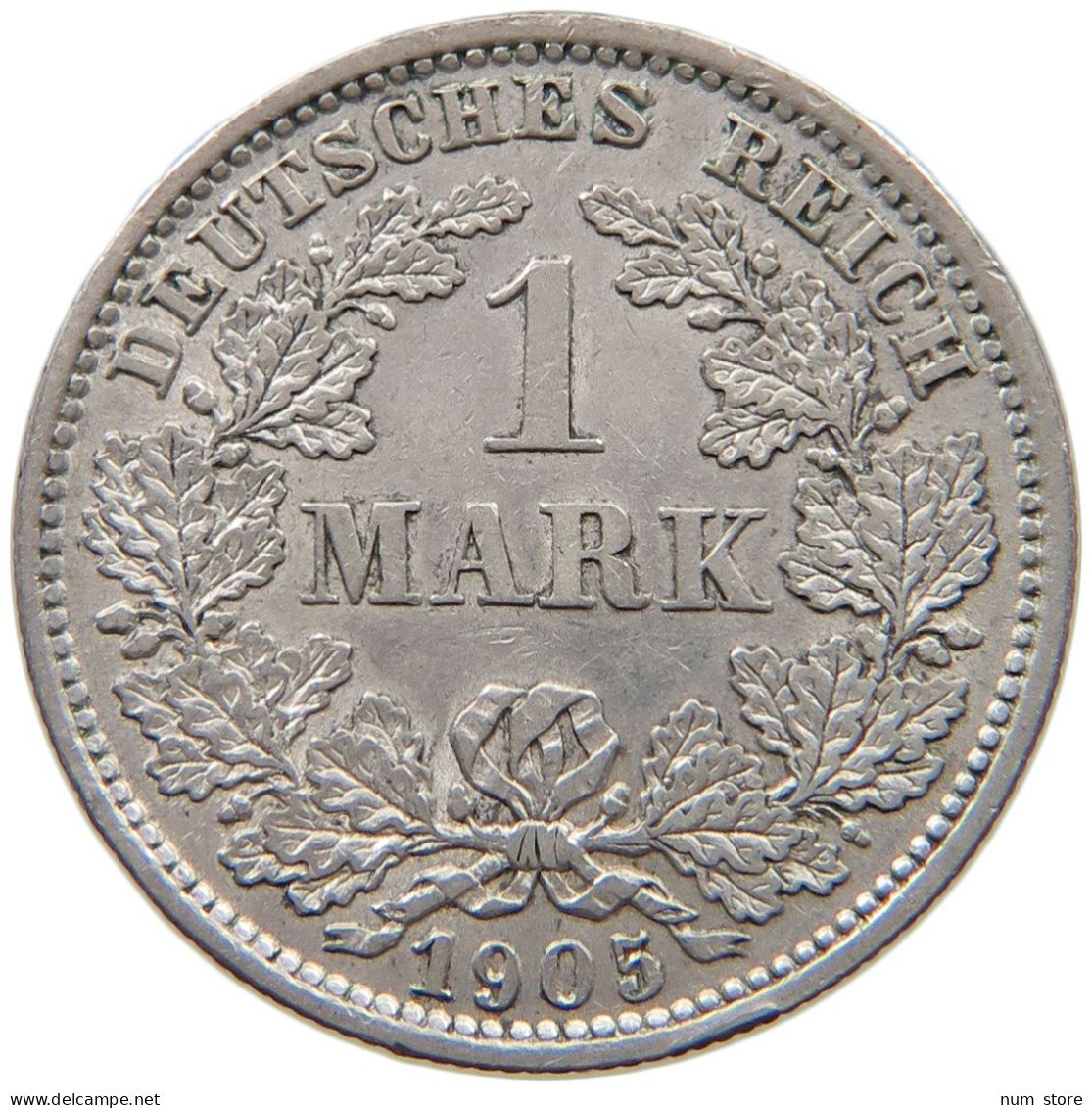 KAISERREICH 1 MARK 1905 E  #MA 005648 - 1 Mark