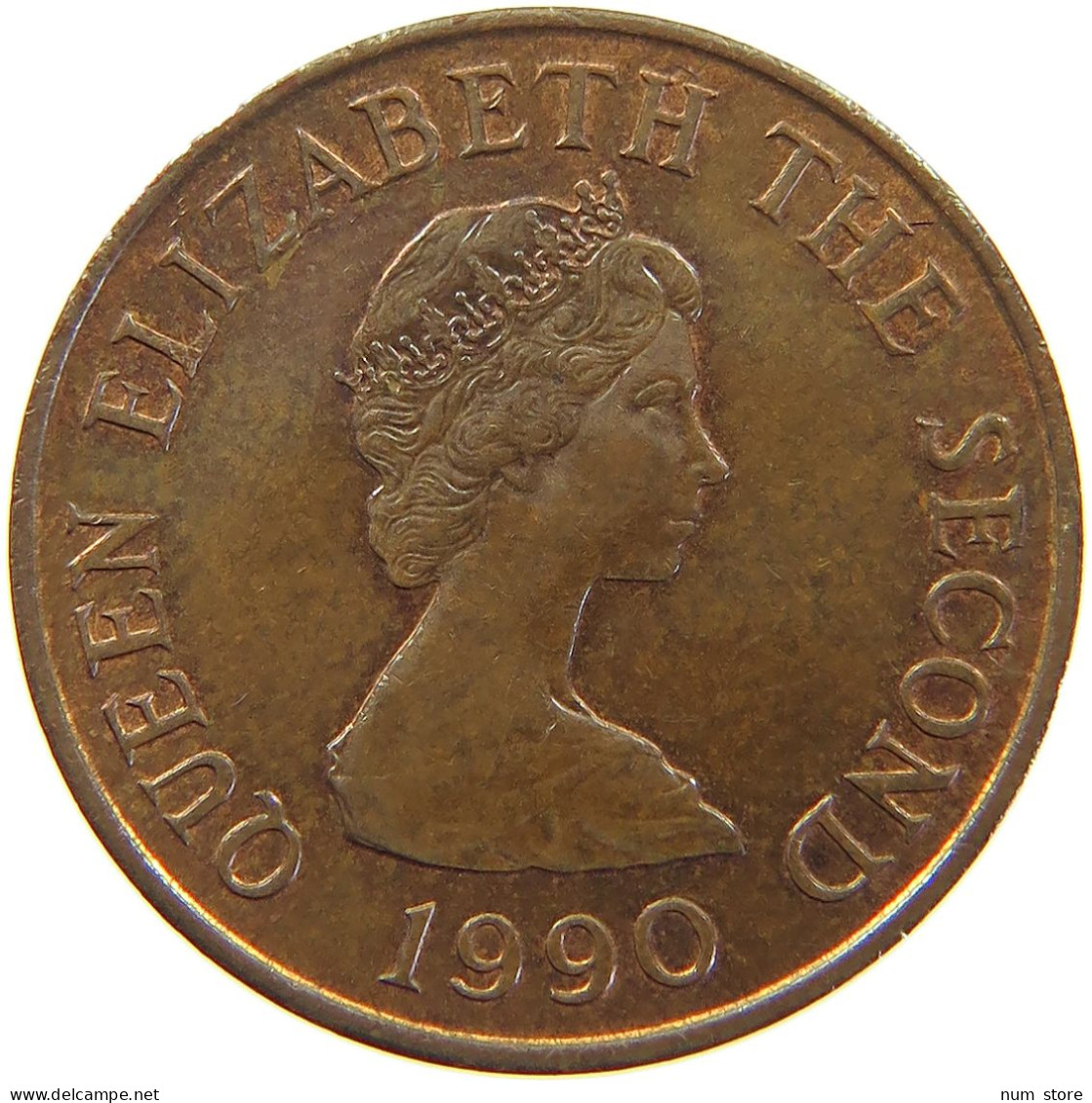 JERSEY PENNY 1990 ELIZABETH II. (1952-) #MA 064955 - Jersey