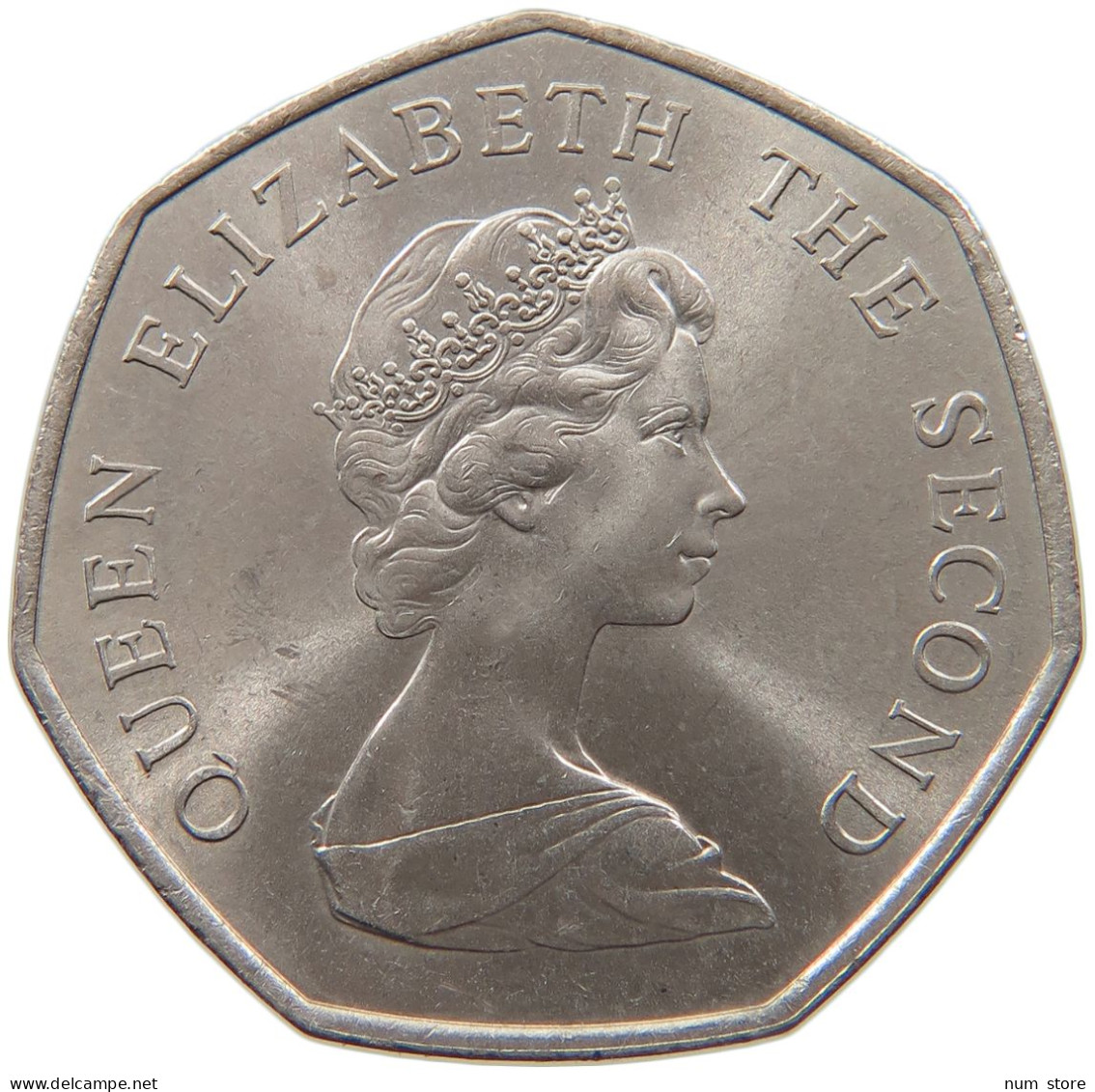 JERSEY 50 PENCE 1969 ELIZABETH II. (1952-2022) #MA 099590 - Jersey