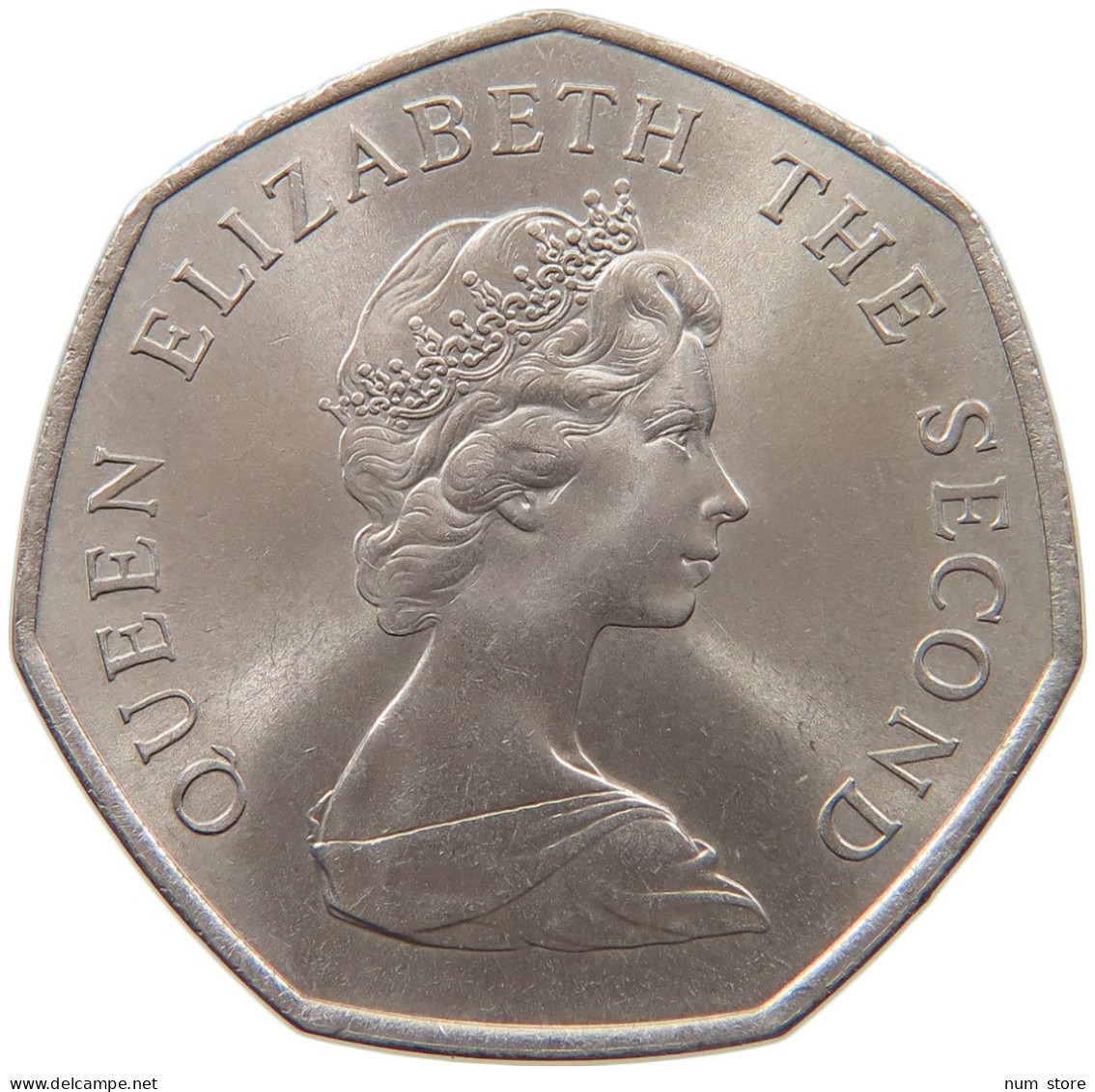 JERSEY 50 PENCE 1969 ELIZABETH II. (1952-2022) #MA 099589 - Jersey