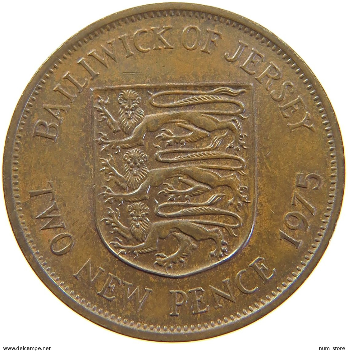 JERSEY 2 PENCE 1975 ELIZABETH II. (1952-) #MA 064944 - Jersey