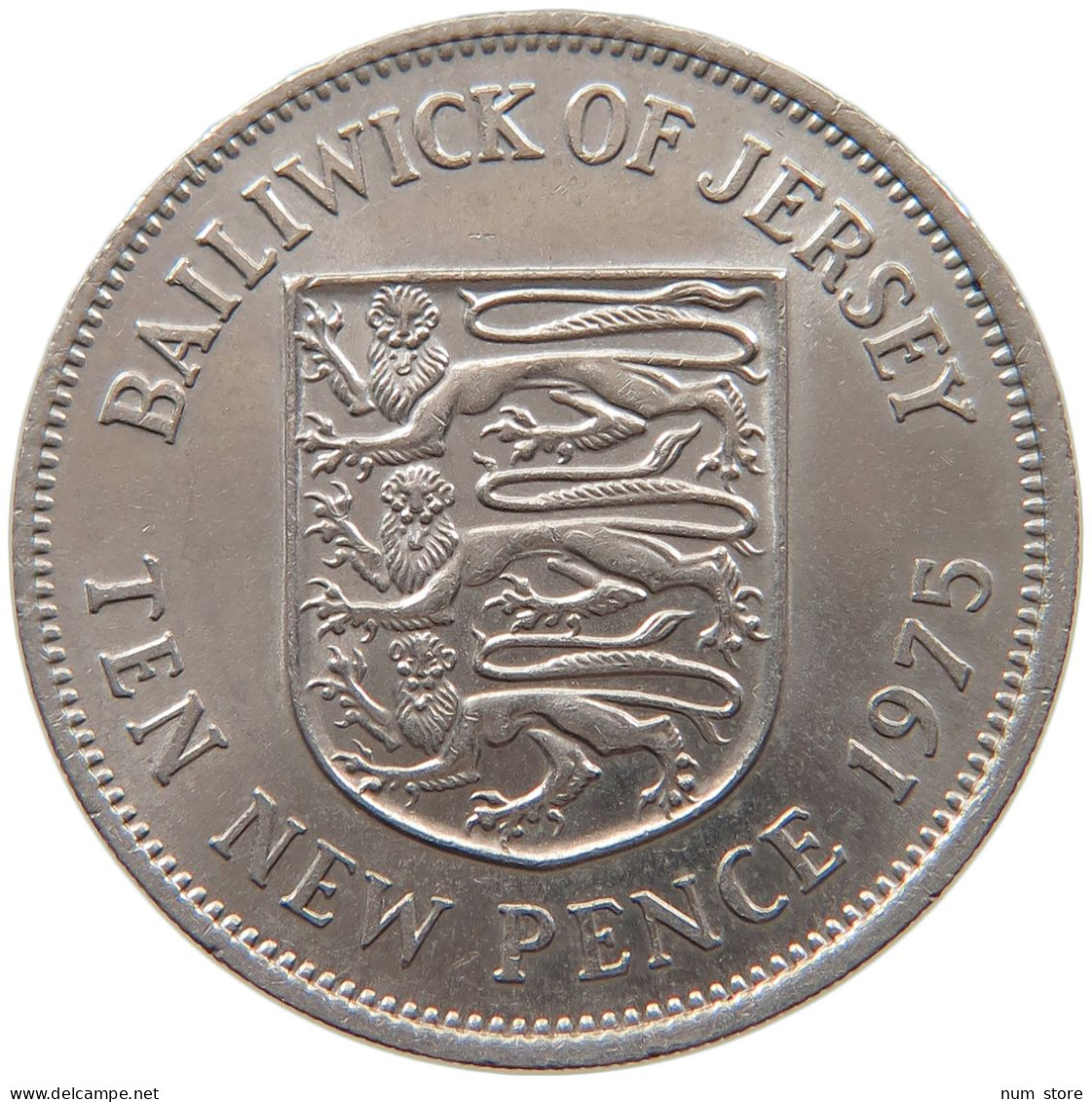 JERSEY 10 PENCE 1975 ELIZABETH II. (1952-) #MA 064920 - Jersey