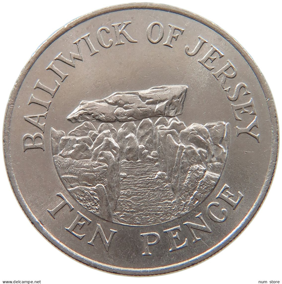 JERSEY 10 PENCE 1987 ELIZABETH II. (1952-) #MA 064919 - Jersey