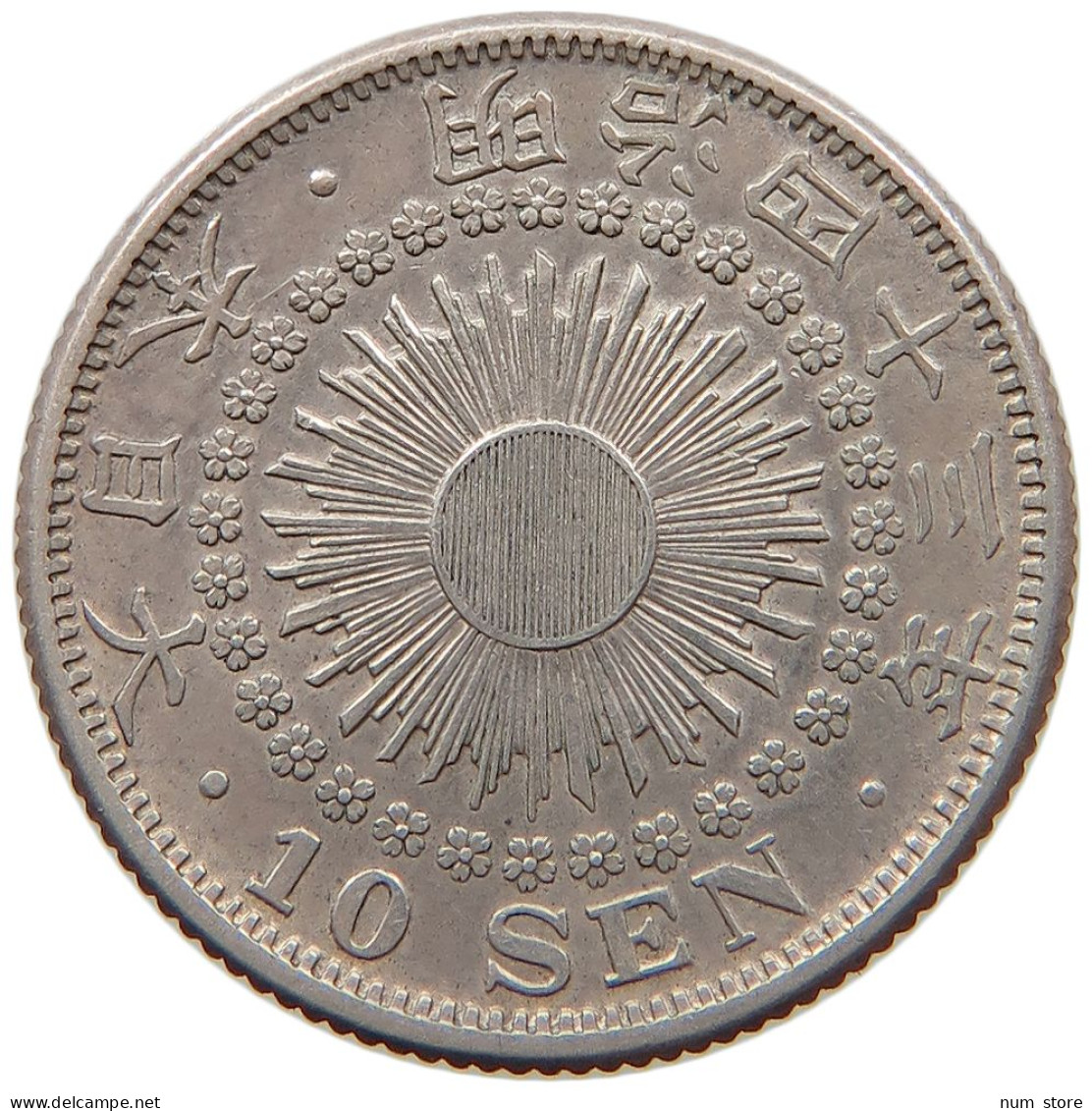 JAPAN 10 SEN 431910 MUTSUHITO 1867-1912 #MA 068585 - Japon