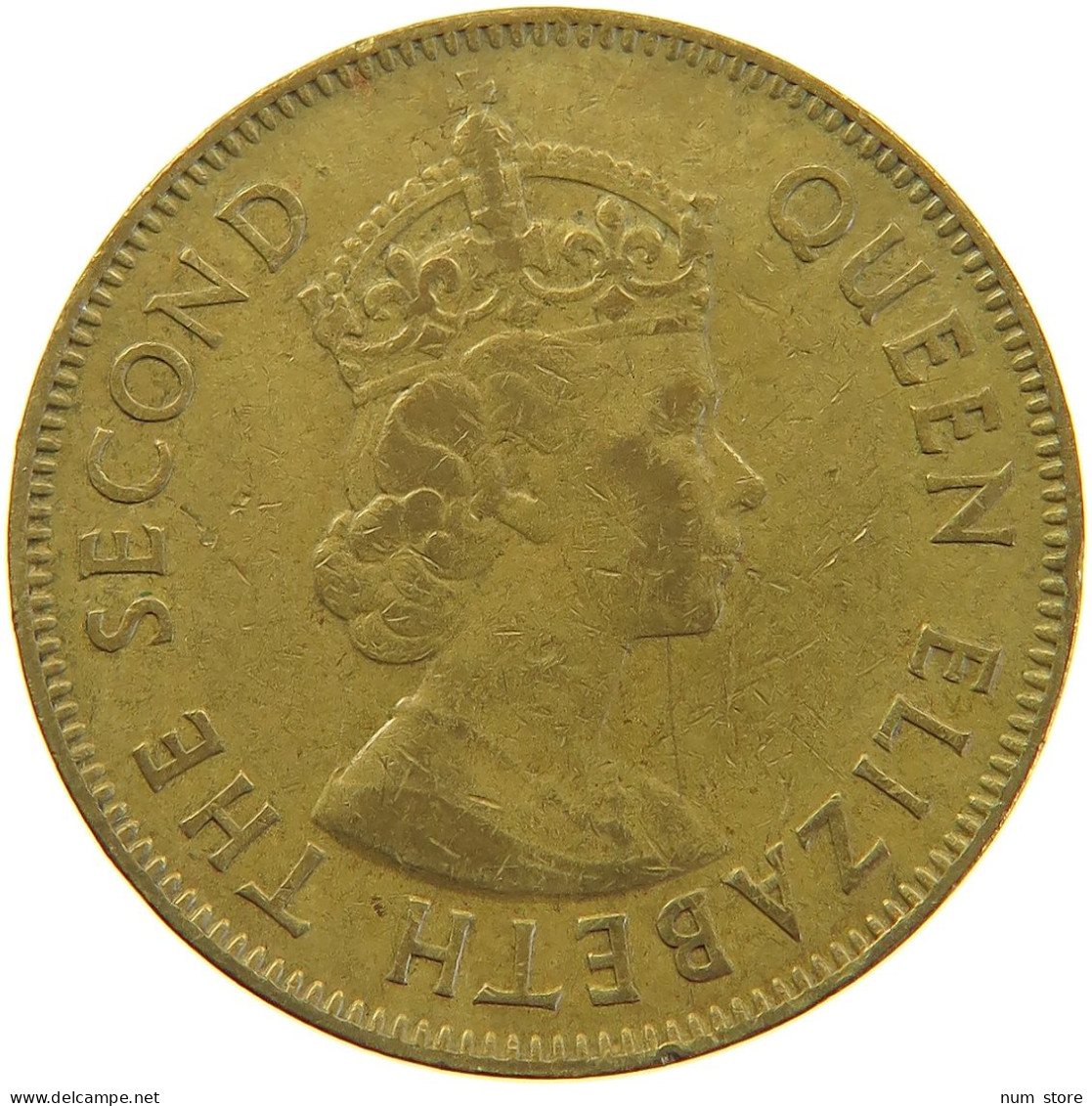 JAMAICA PENNY 1961 ELIZABETH II. (1952-) #MA 063064 - Japon