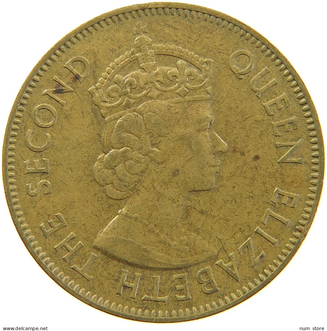 JAMAICA PENNY 1955 ELIZABETH II. (1952-) #MA 063061 - Japan