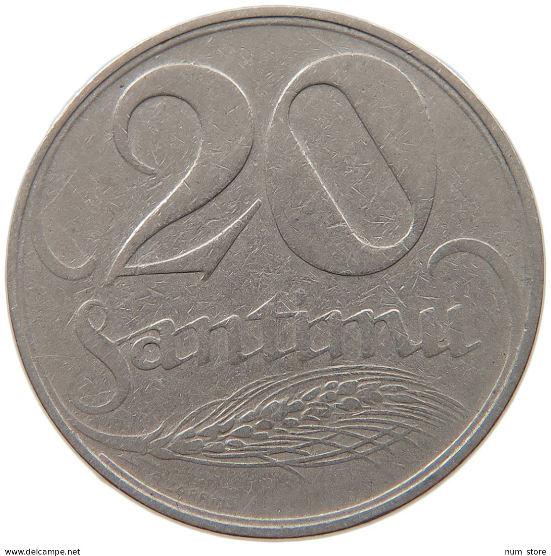 LATVIA 20 SANTIMU 1922  #MA 099780 - Lettonie