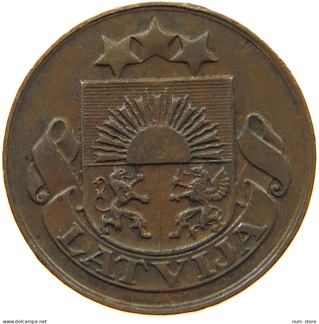 LATVIA CENT 1924  #MA 068734 - Latvia