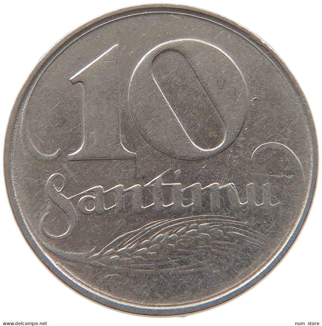 LATVIA 10 SANTIMU 1922  #MA 063001 - Letonia