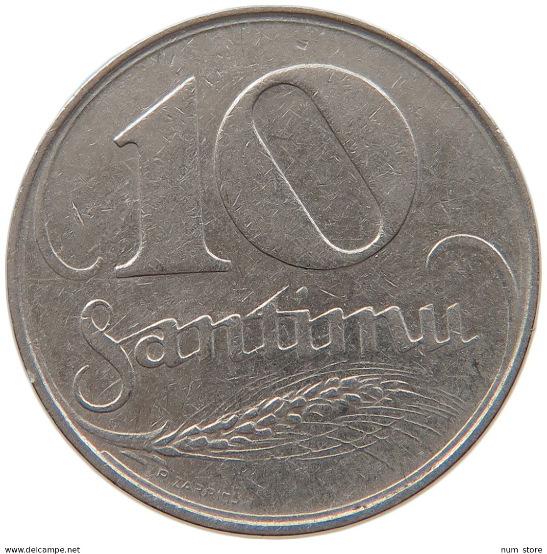 LATVIA 10 SANTIMU 1922  #MA 063002 - Letland