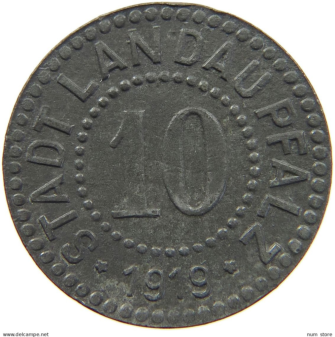 LANDAU 10 PFENNIG 1919  #MA 103005 - Otros & Sin Clasificación