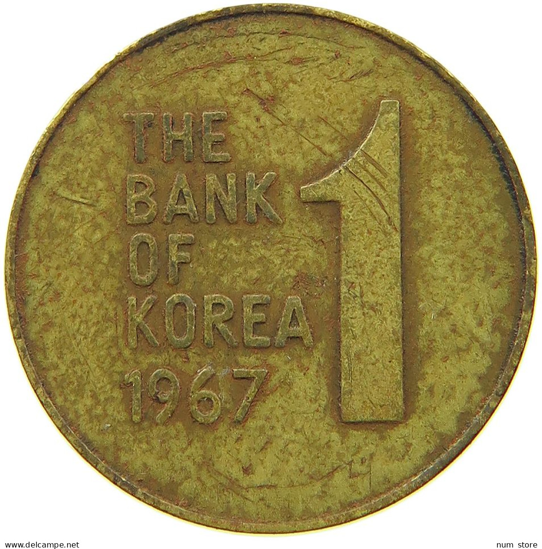 KOREA WON 1967  #MA 099278 - Korea (Zuid)