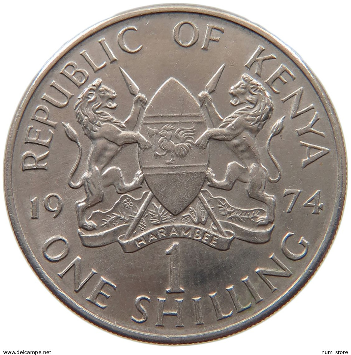 KENYA SHILLING 1974  #MA 066961 - Kenia