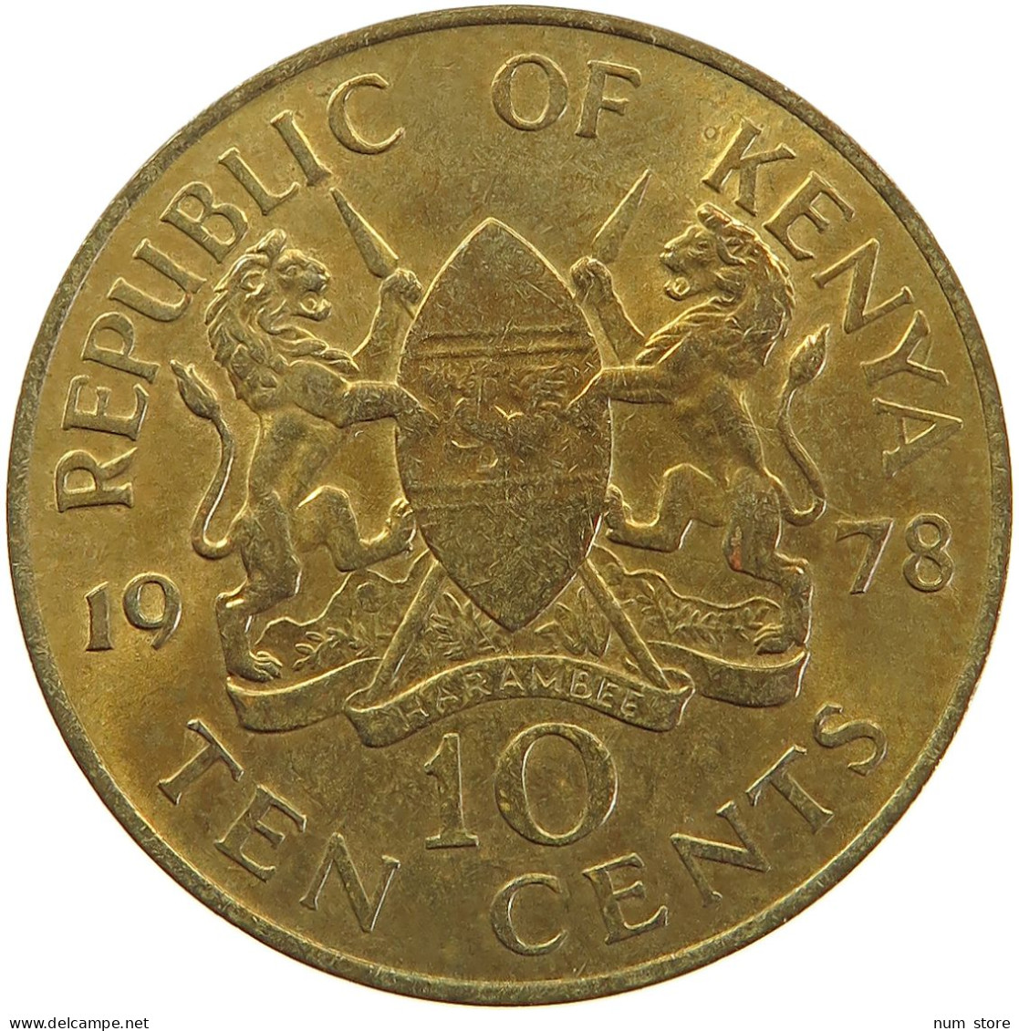 KENYA 10 CENTS 1978  #MA 066957 - Kenia