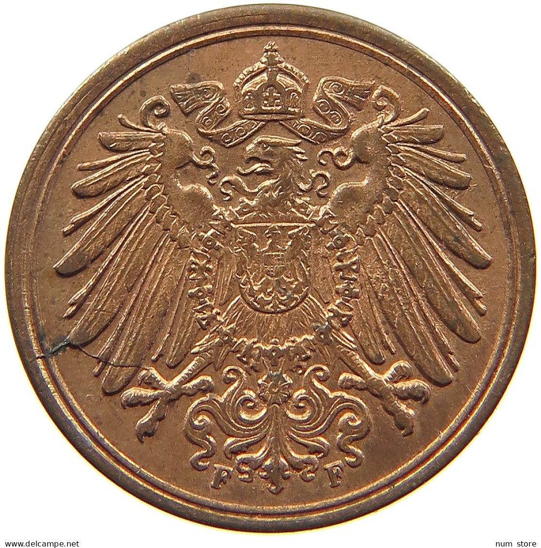 KAISERREICH PFENNIG 1910 F  #MA 100159 - 1 Pfennig