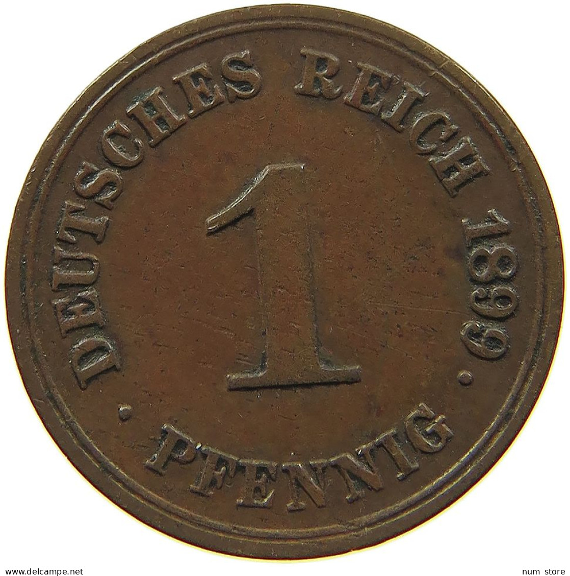 KAISERREICH PFENNIG 1899 G  #MA 100140 - 1 Pfennig