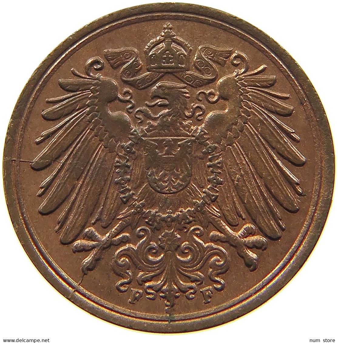 KAISERREICH PFENNIG 1905 F  #MA 100122 - 1 Pfennig