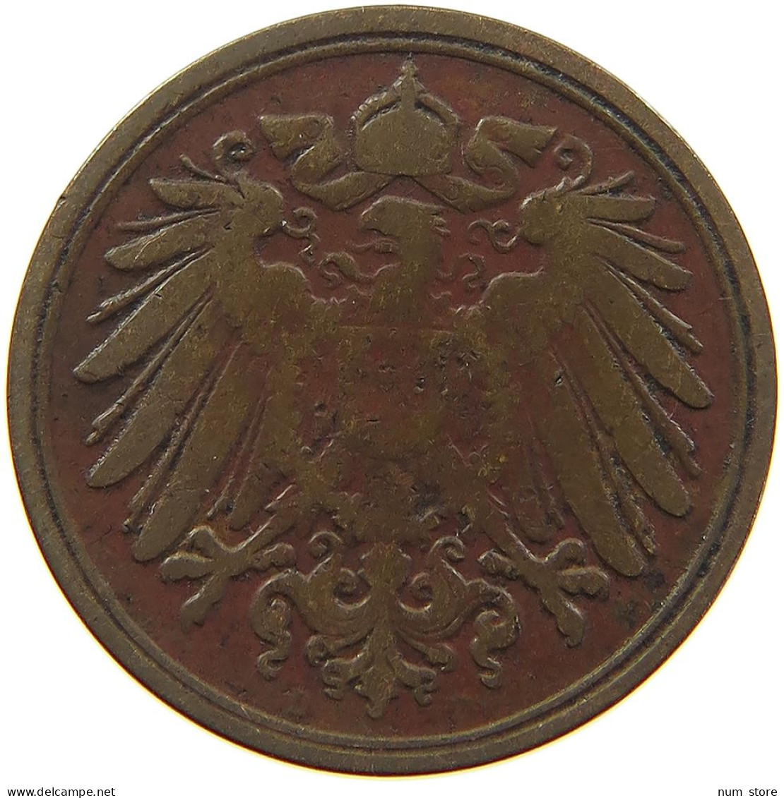 KAISERREICH PFENNIG 1890 D  #MA 068509 - 1 Pfennig