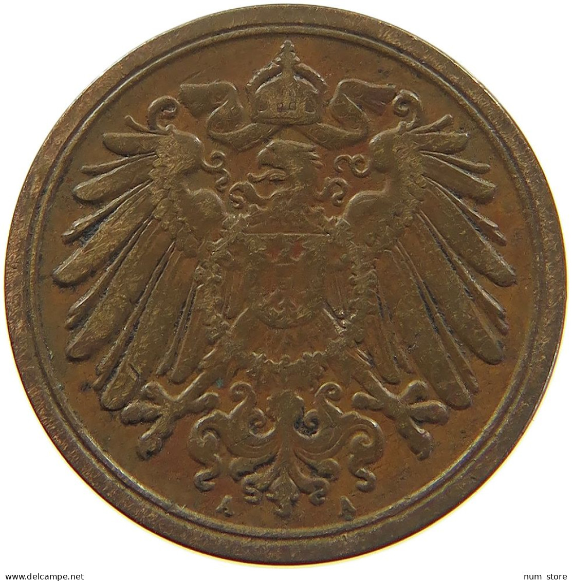 KAISERREICH PFENNIG 1893 A  #MA 068510 - 1 Pfennig
