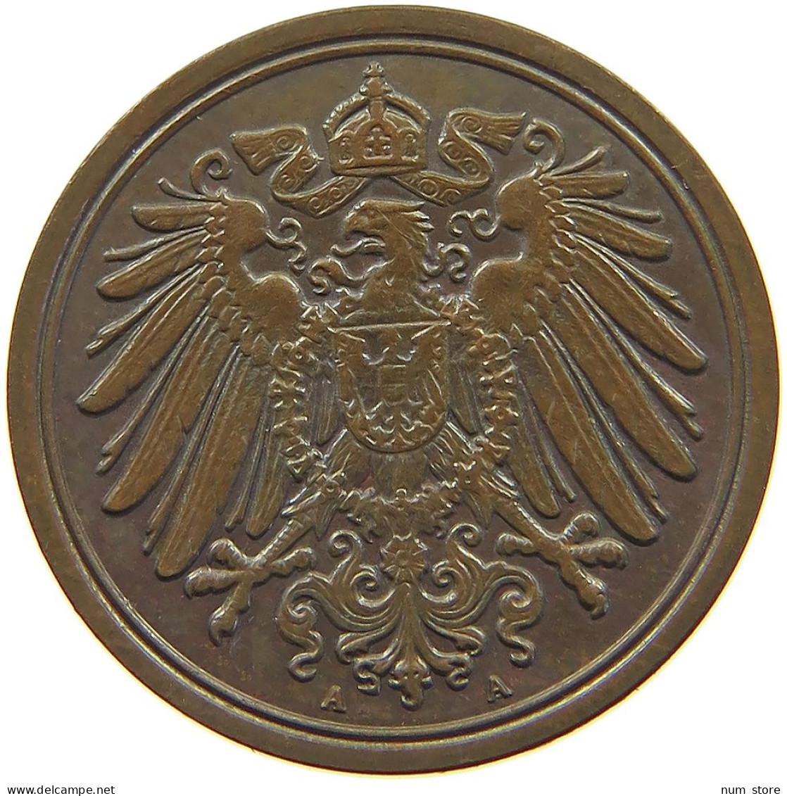 KAISERREICH PFENNIG 1893 A  #MA 022657 - 1 Pfennig