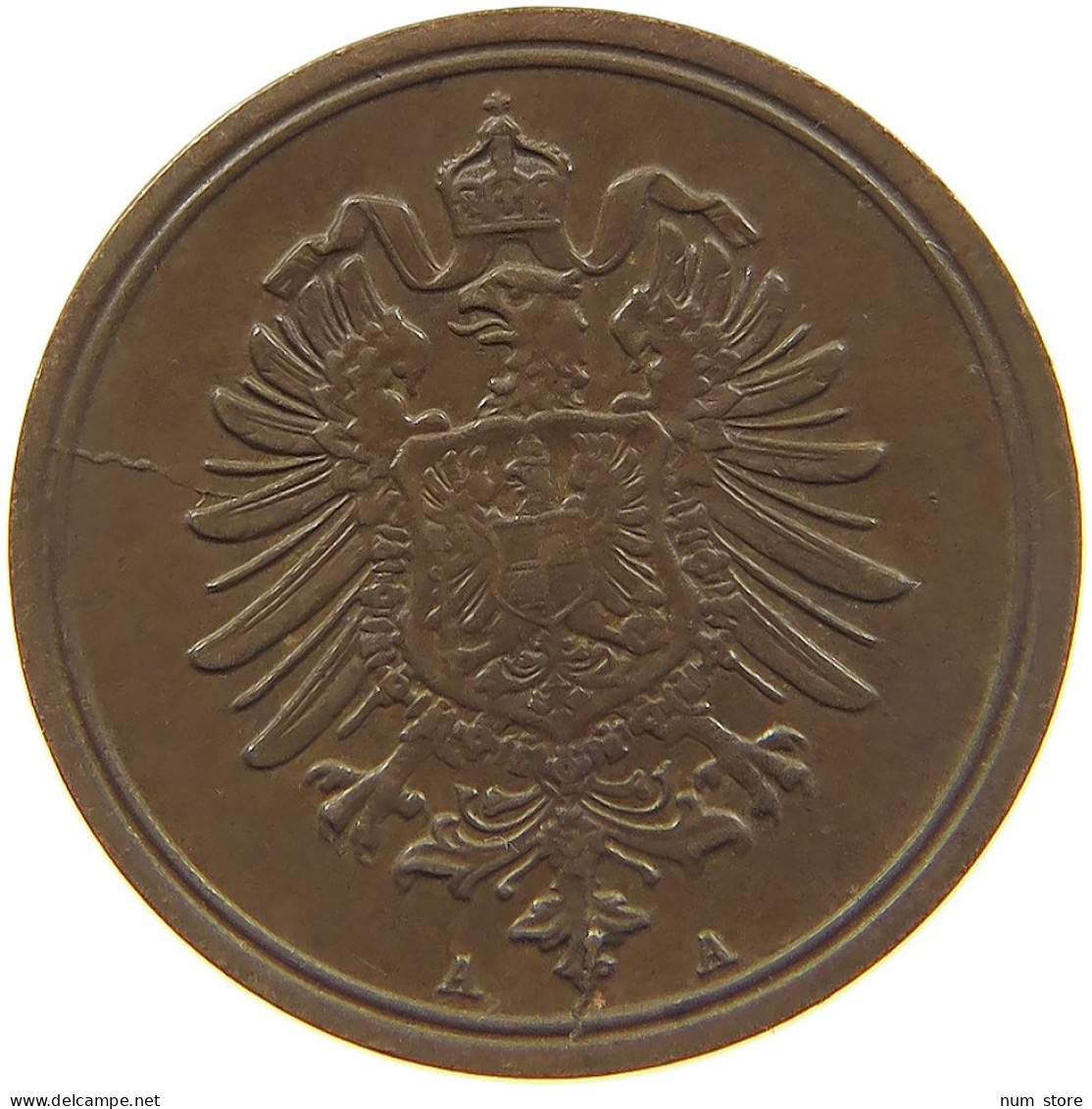 KAISERREICH PFENNIG 1874 A  #MA 022664 - 1 Pfennig