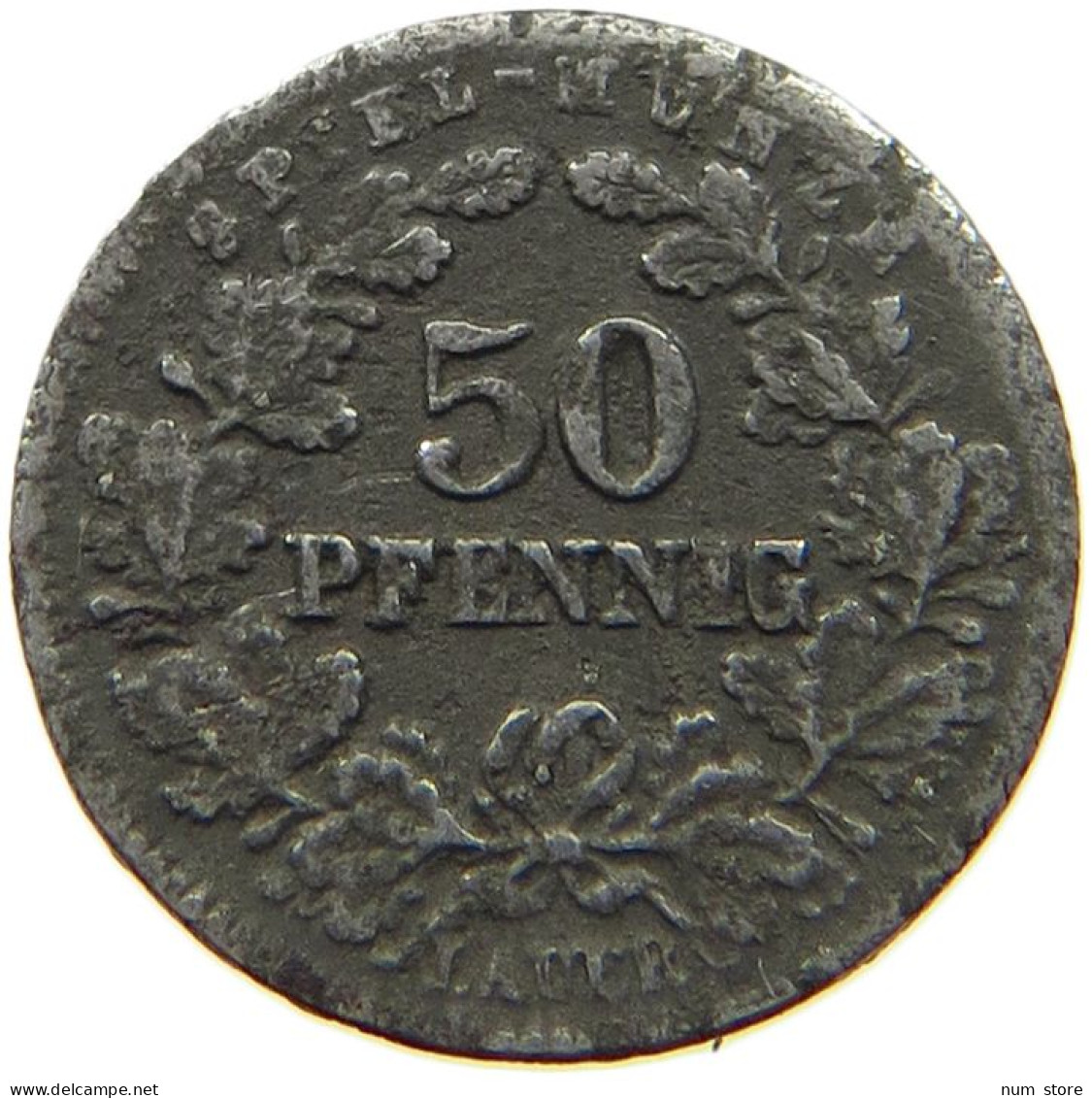 KAISERREICH 50 PFENNIG LAUER EISEN 50 PFENNIG #MA 002317 - 50 Pfennig