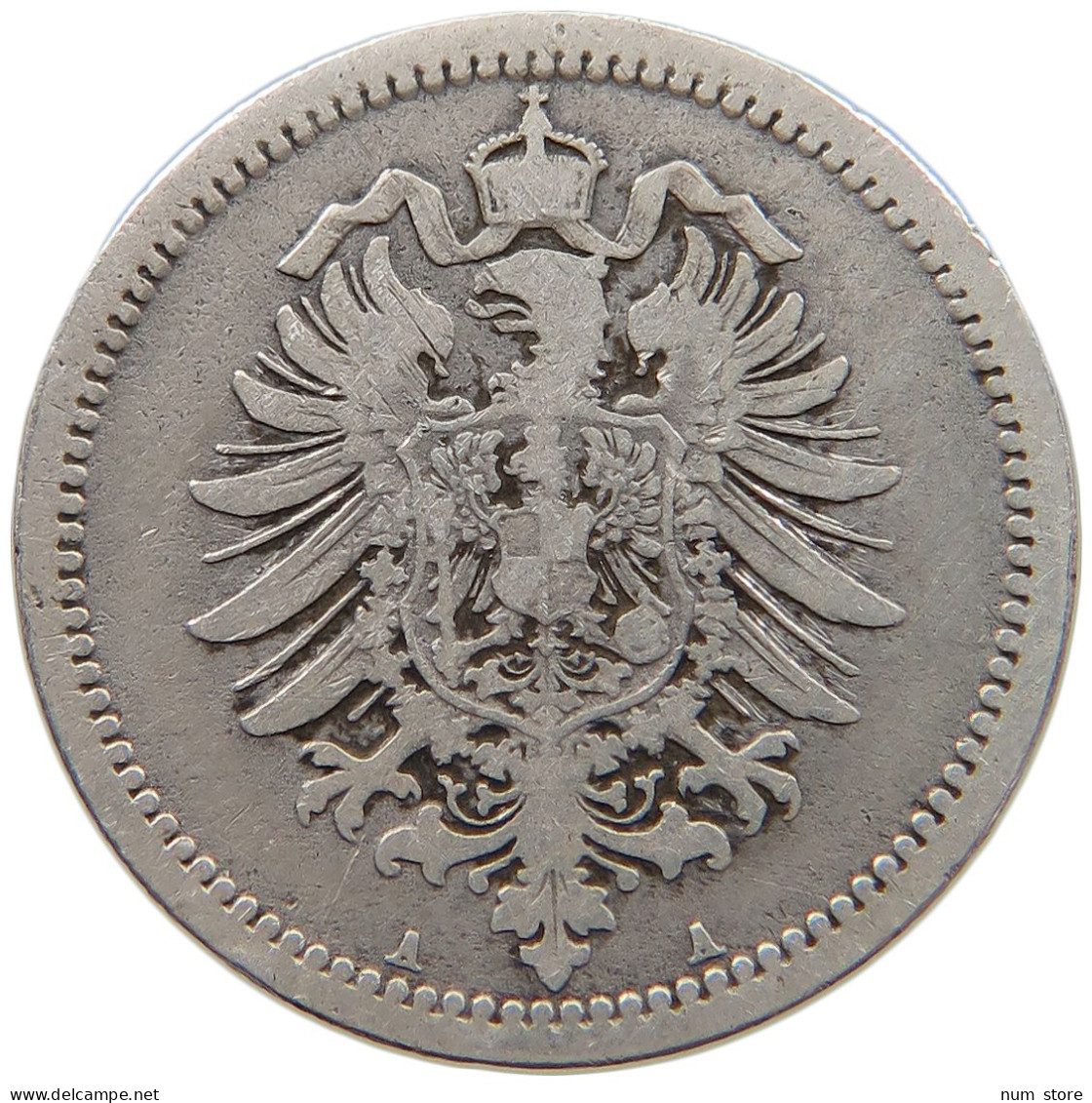 KAISERREICH 50 PFENNIG 1876 A  #MA 021114 - 50 Pfennig