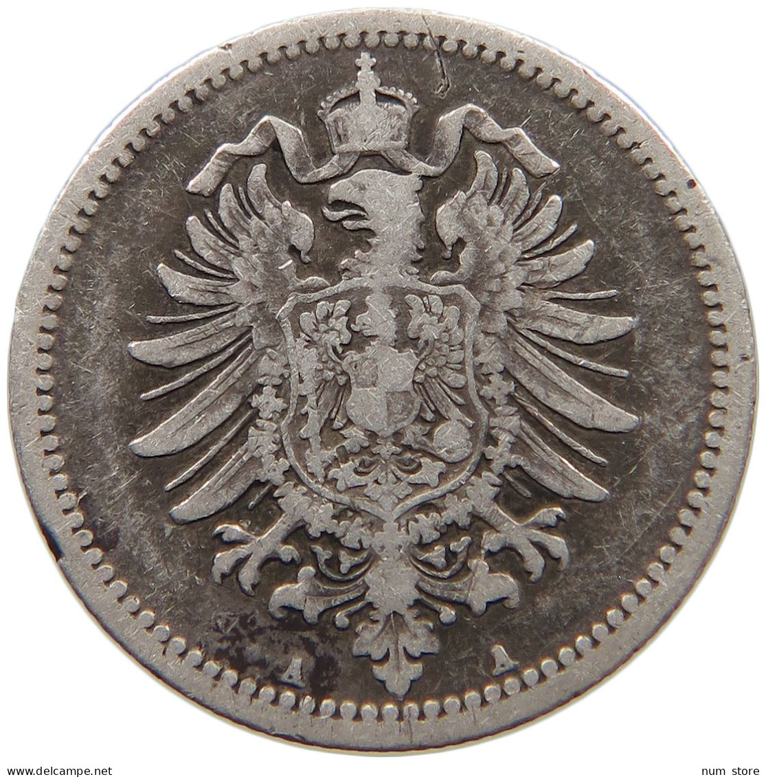 KAISERREICH 50 PFENNIG 1876 A  #MA 021116 - 50 Pfennig