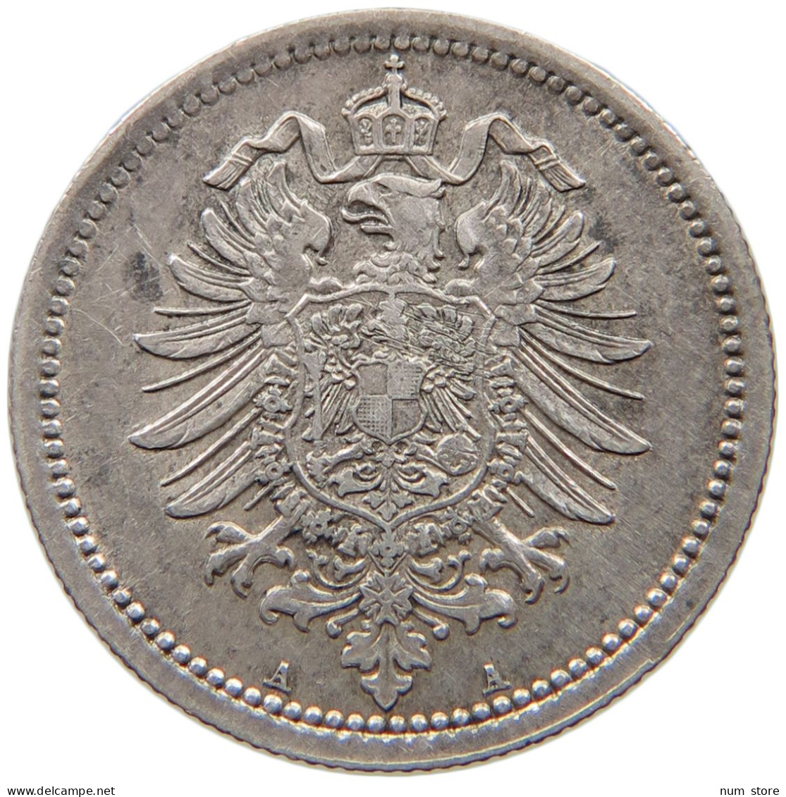 KAISERREICH 50 PFENNIG 1876 A  #MA 006797 - 50 Pfennig