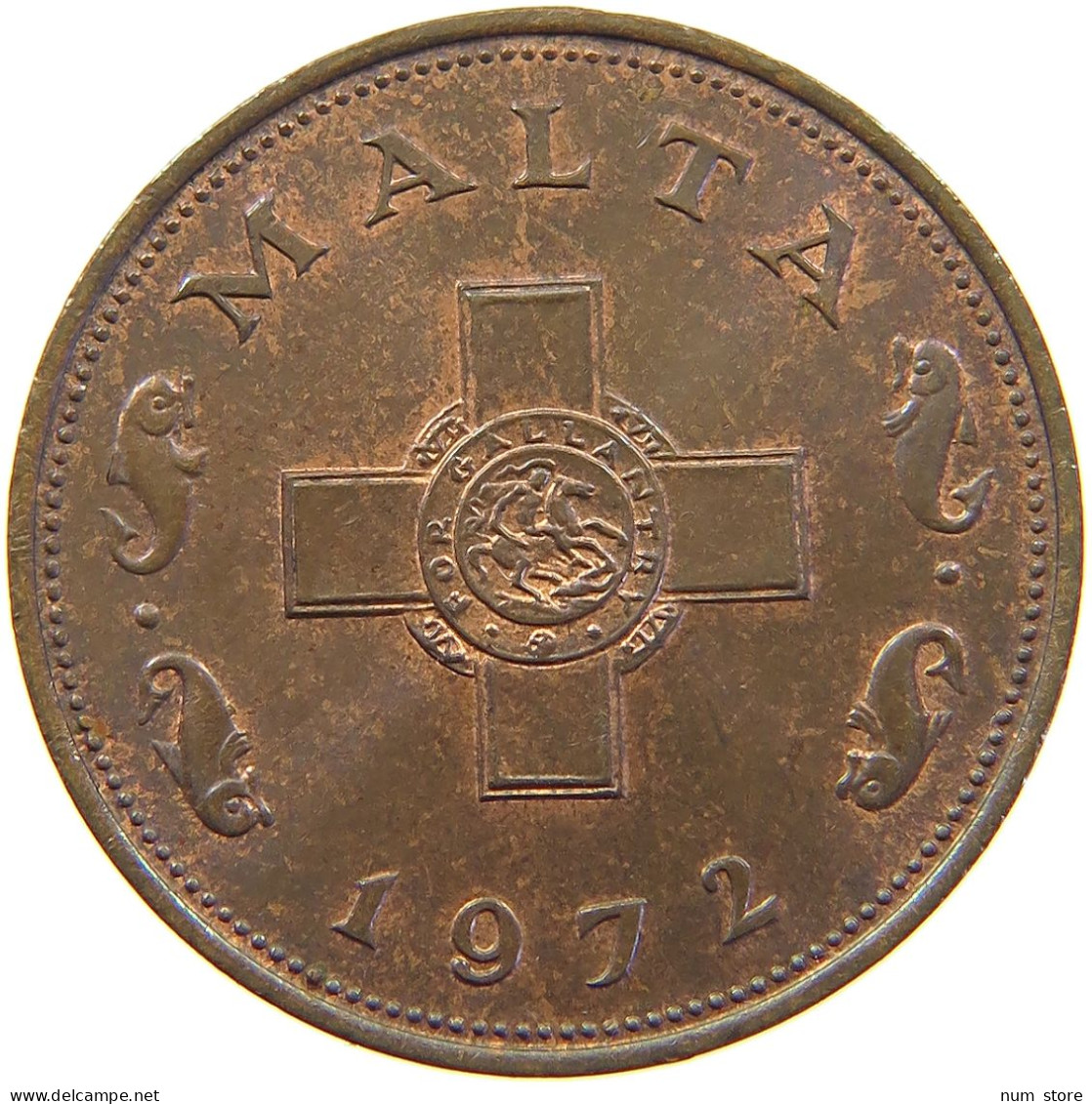 MALTA CENT 1972  #MA 062259 - Malta