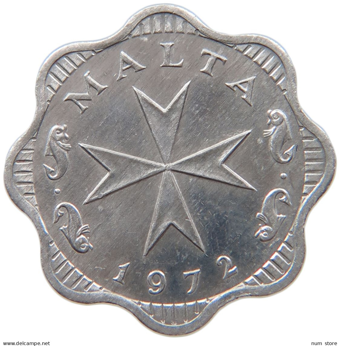 MALTA 2 CENTS 1972  #MA 062261 - Malte