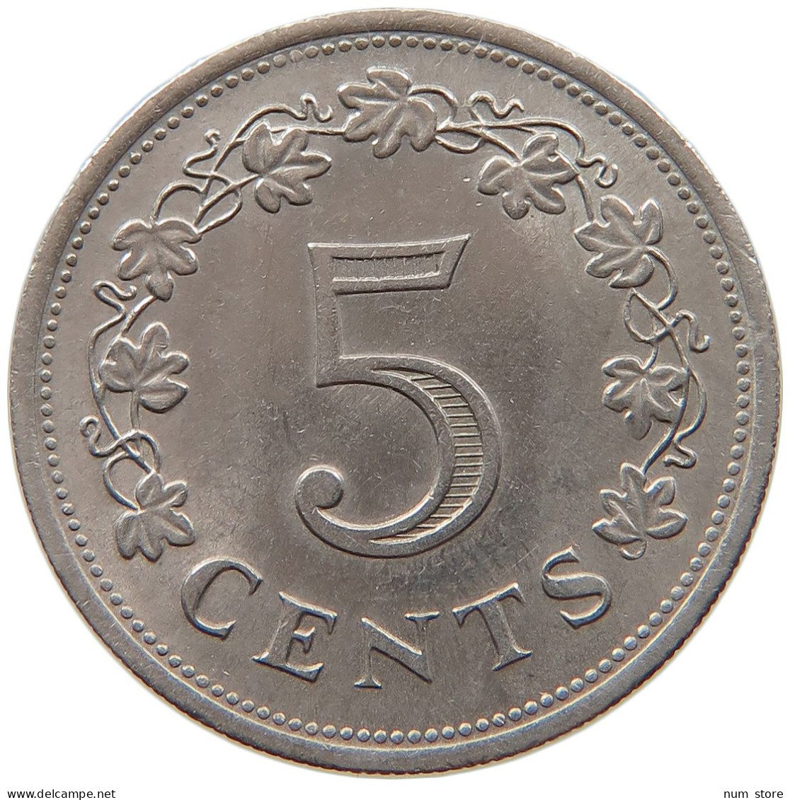 MALTA 5 CENTS 1976  #MA 067615 - Malte