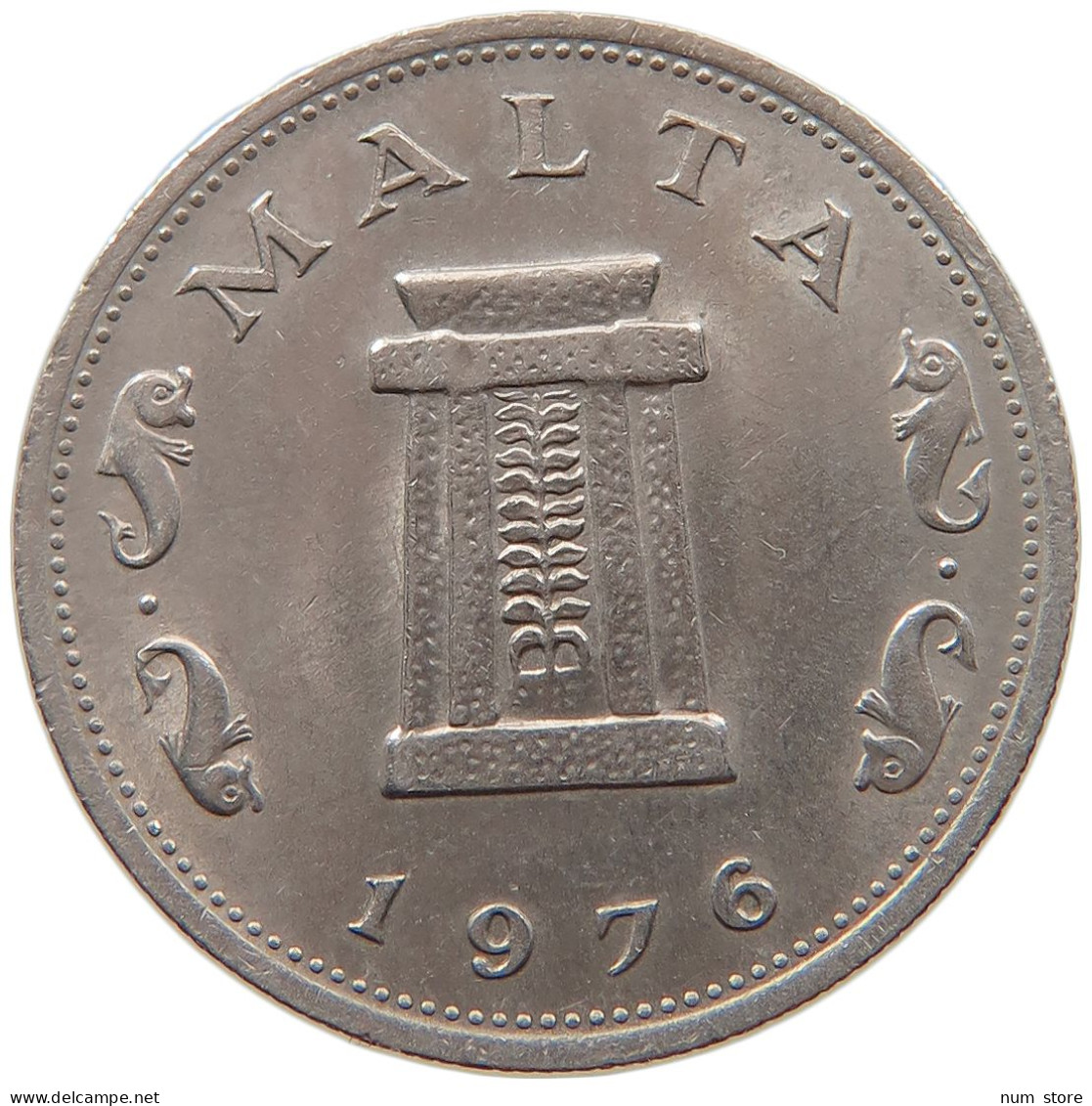 MALTA 5 CENTS 1976  #MA 067615 - Malta