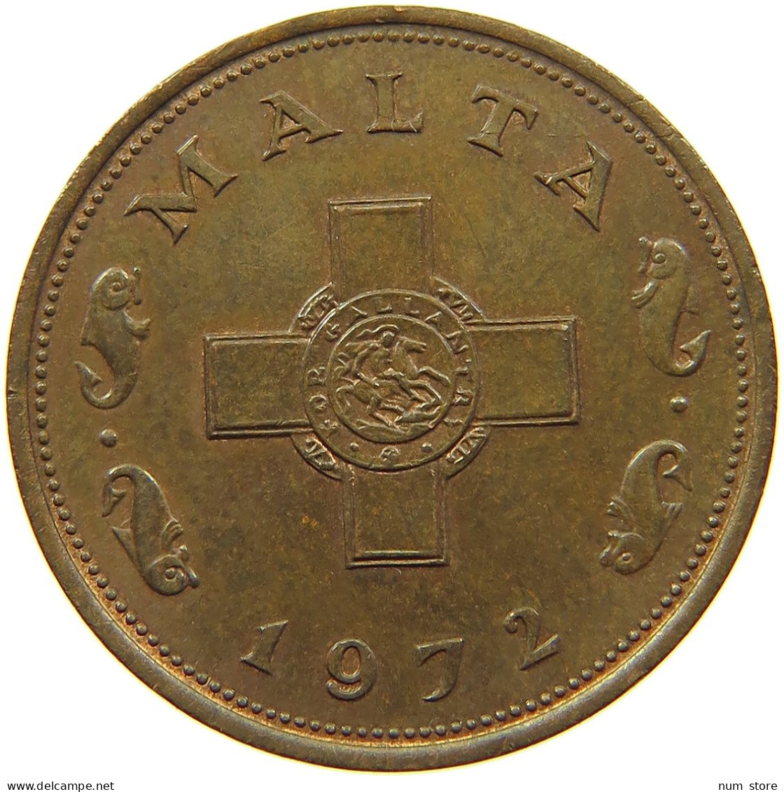 MALTA CENT 1972  #MA 073198 - Malta