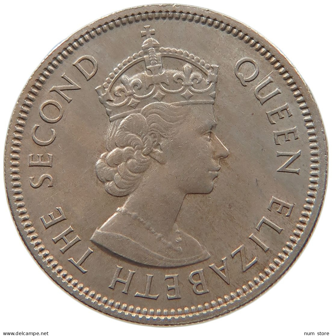 MALAYA 20 CENTS 1961 ELIZABETH II. (1952-2022) #MA 068483 - Malaysie