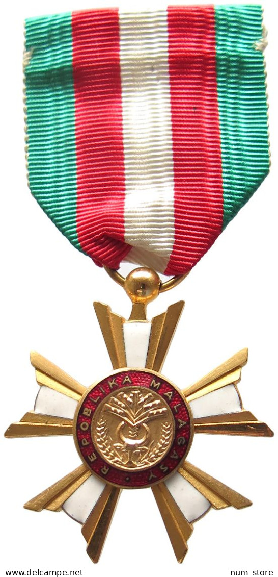 MADAGASCAR ORDEN 1958 NATIONAL ORDER OF THE REPUBLIC OF MADAGASCAR, FIRST REPUBLIC, KNIGHT #MA 020405 - Madagascar