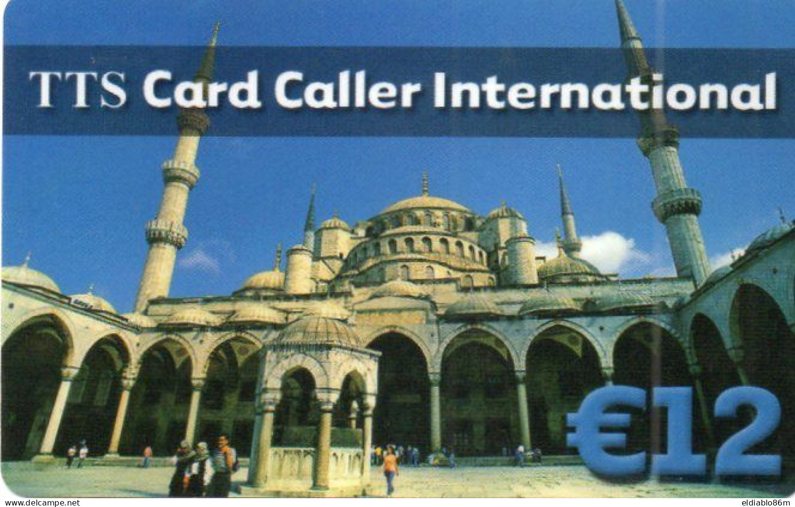NETHERLANDS - PREPAID - TTS TELECOM - CARD CALLER INTERNATIONAL - MOSQUE - TURKEY RELATED - MINT - Cartes GSM, Prépayées Et Recharges