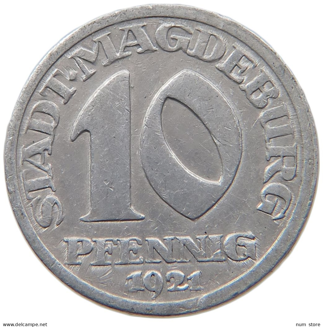 MAGDEBURG 10 PFENNIG 1921 MAGDEBURG #MA 098819 - Other & Unclassified