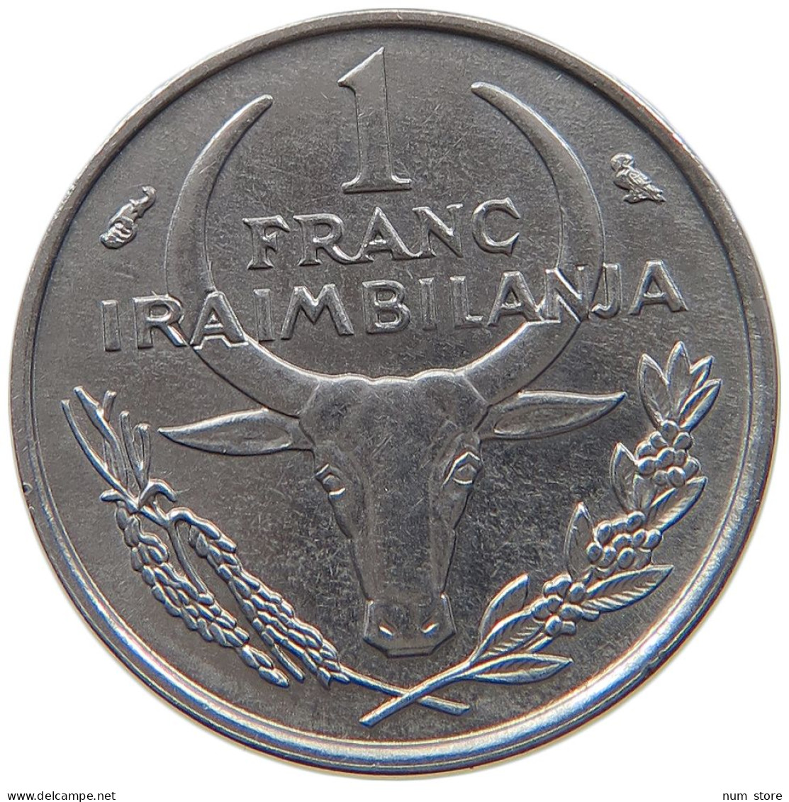 MADAGASCAR FRANC 1965  #MA 065865 - Madagaskar