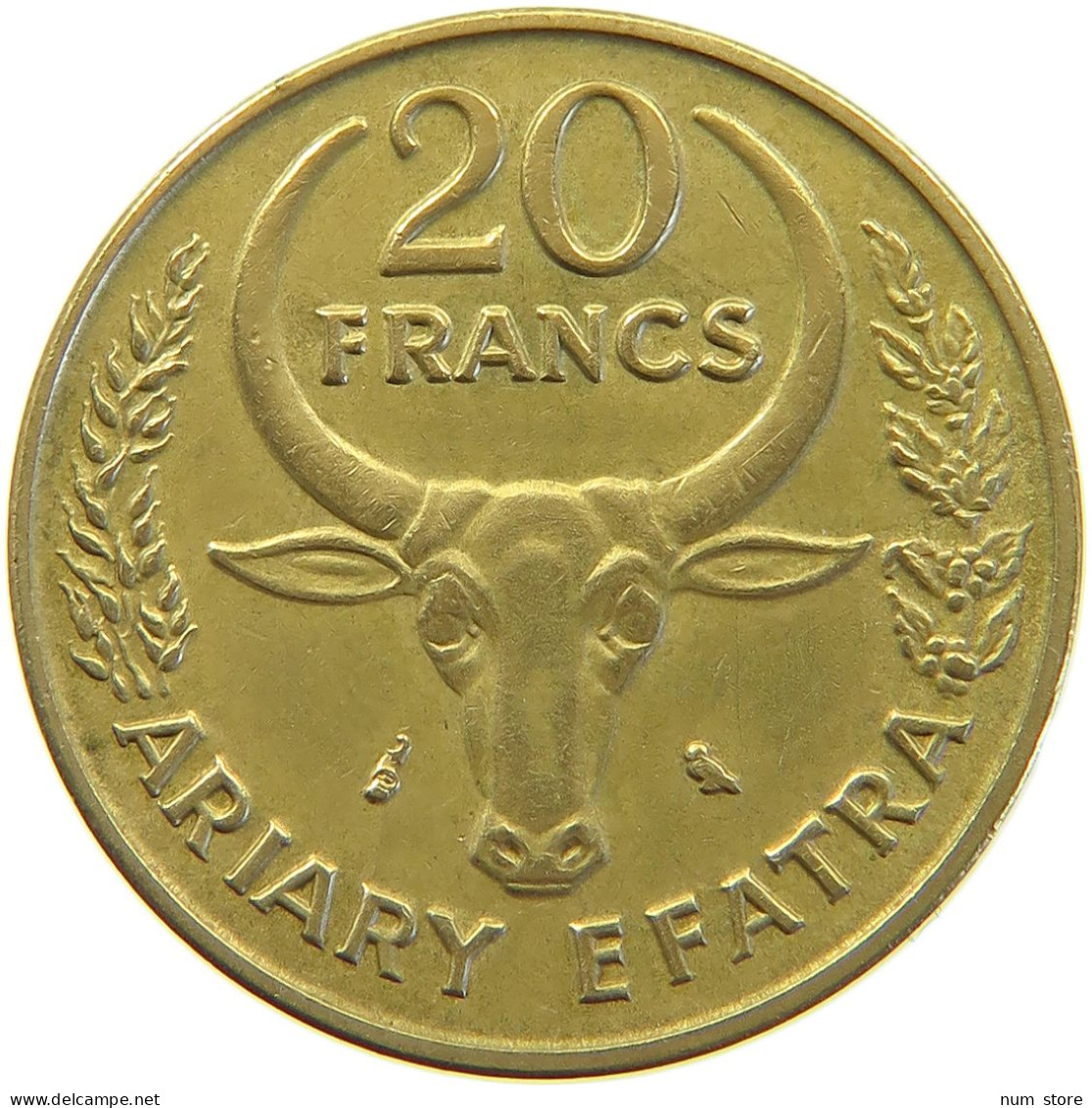 MADAGASCAR 20 FRANCS 1971  #MA 065860 - Madagascar