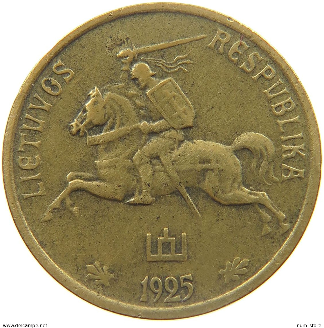 LITHUANIA 10 CENTU 1925  #MA 024591 - Litauen