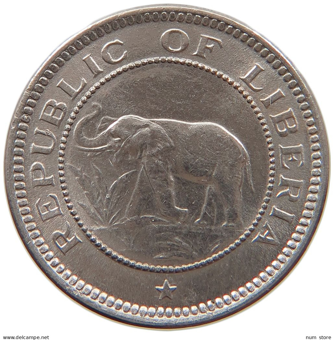 LIBERIA 1/2 CENT 1941  #MA 063991 - Liberia