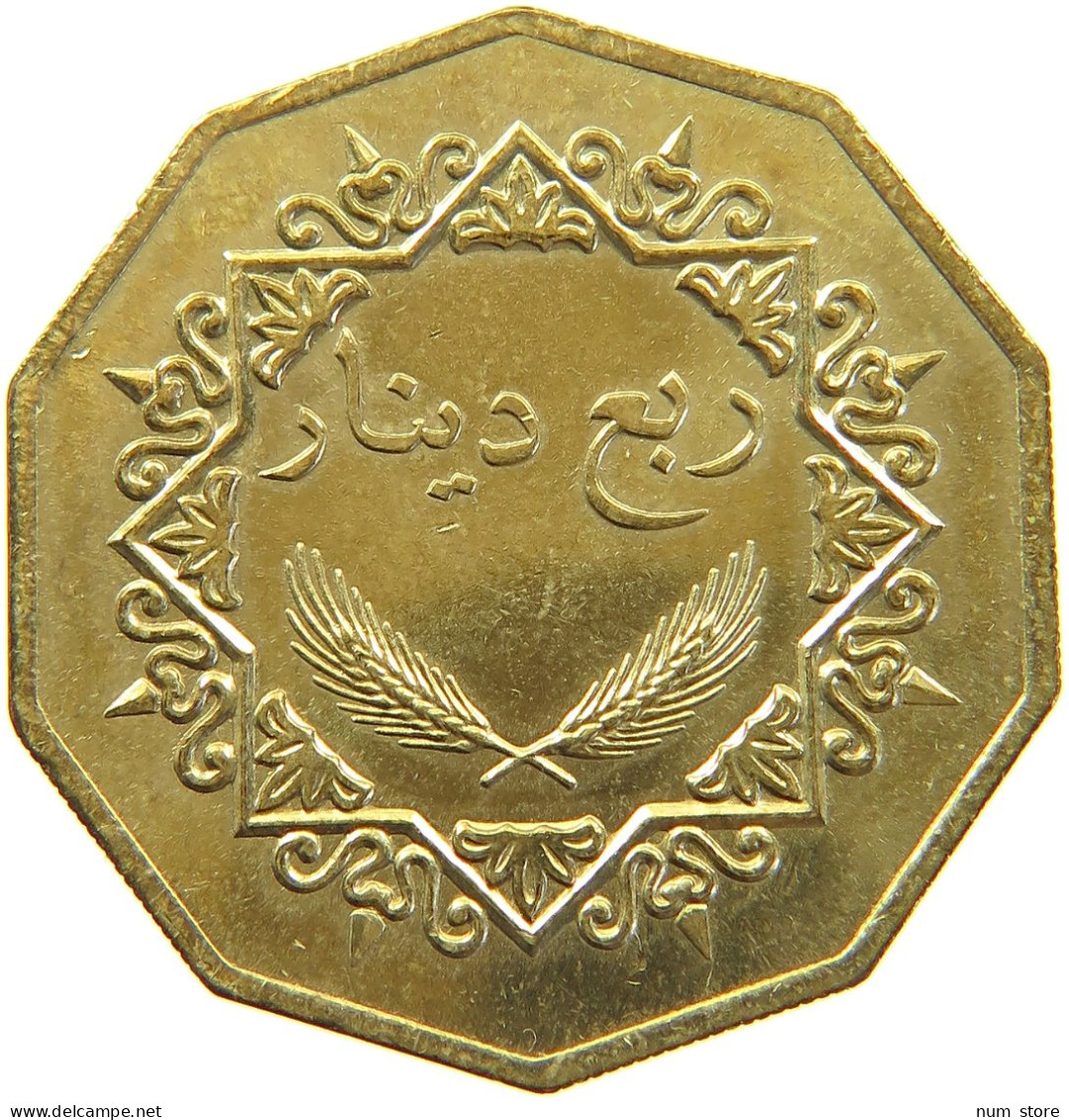 LIBYA 1/4 DINAR 1369  #MA 061856 - Libië