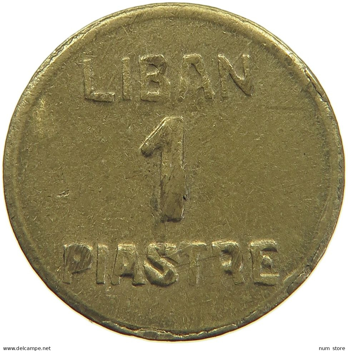 LEBANON PIASTRE 1941  #MA 021962 - Liban