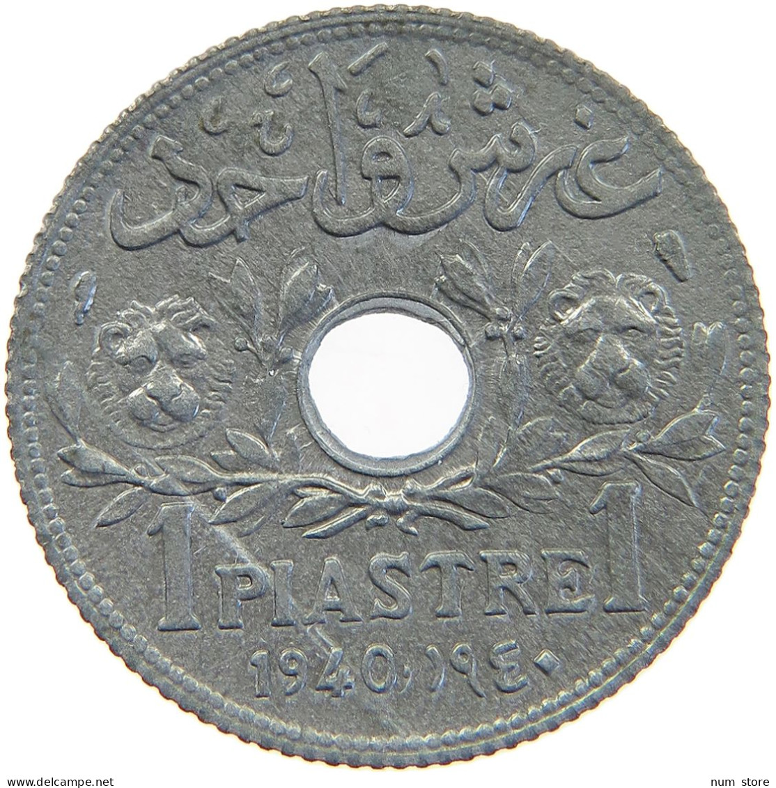 LEBANON PIASTRE 1940  #MA 065420 - Liban