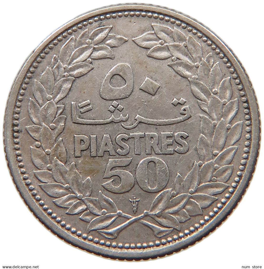 LEBANON 50 PIASTRES 1952  #MA 066181 - Libano