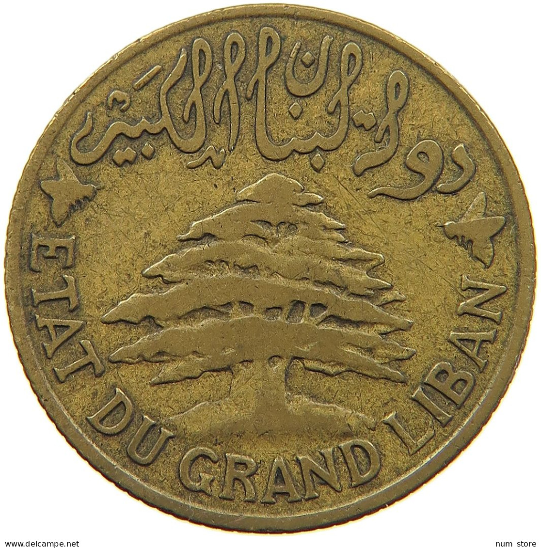 LEBANON 5 PIASTRES 1925  #MA 067018 - Liban