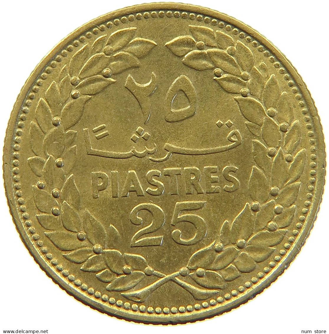 LEBANON 25 PIASTRES 1969  #MA 066194 - Liban