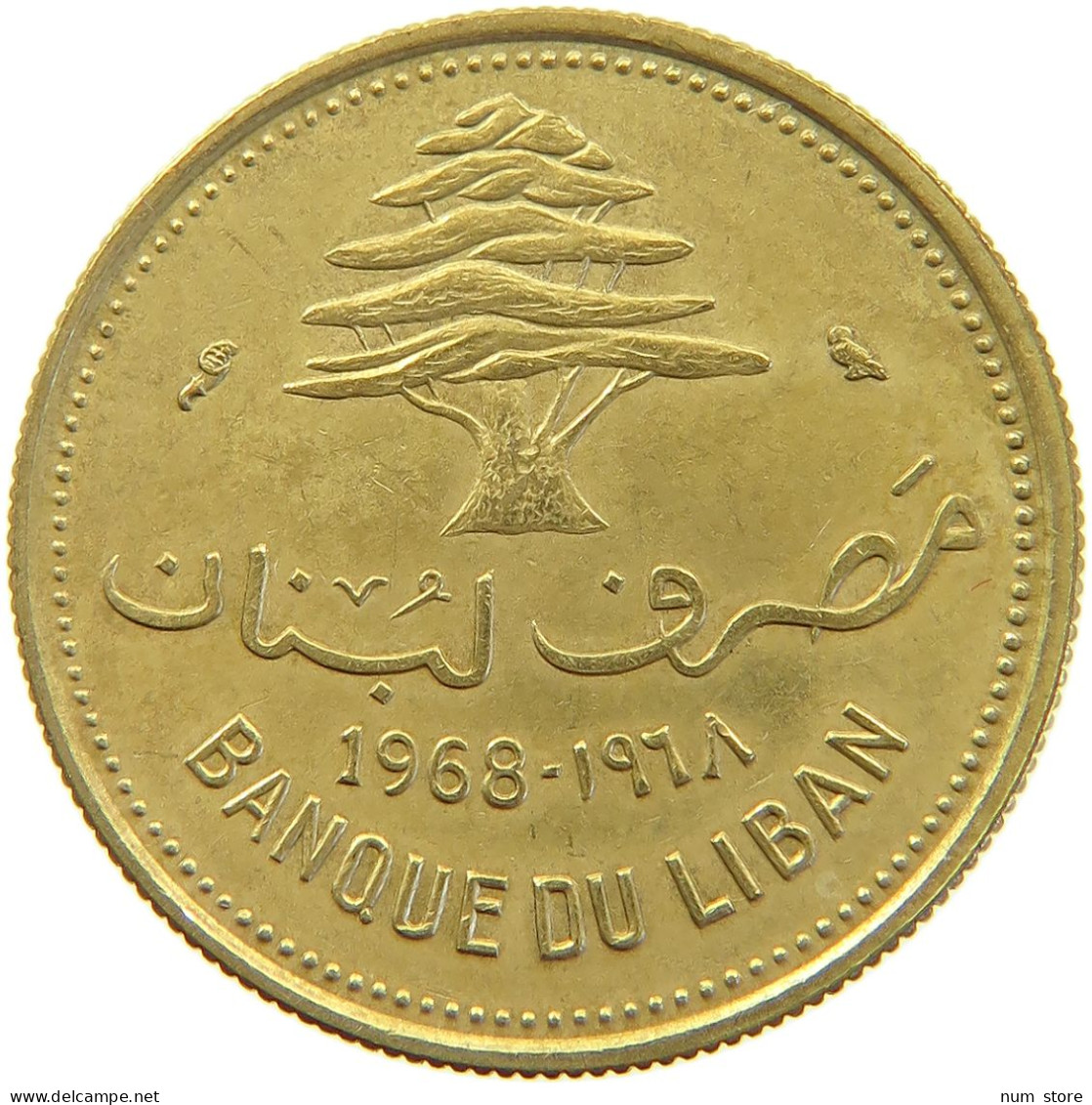 LEBANON 10 PIASTRES 1968  #MA 066207 - Lebanon