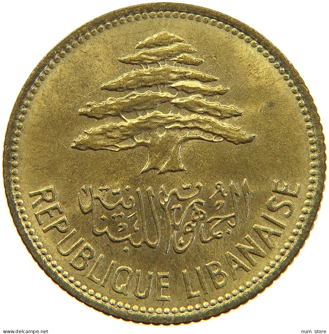 LEBANON 25 PIASTRES 1961  #MA 066198 - Liban